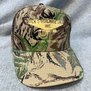 Rick's Machine Shop Inc Mens Camo Hit Hat Snapback Bernie Missouri OSFA